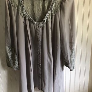 Long sleeve blouse